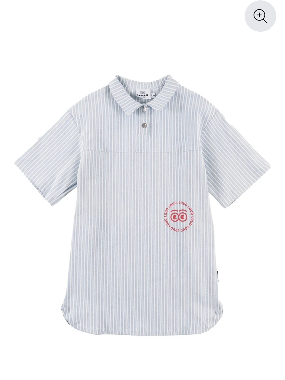 Loud Apparel Augusta Mid Blue Stripe Dress 2T